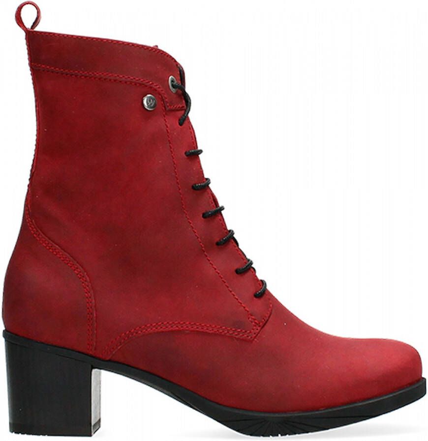 Wolky Laarzen Sarah donkerrood nubuck