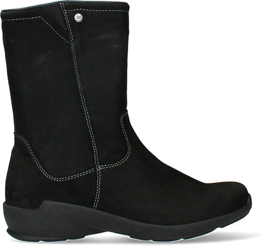 Wolky Comfortschoenen Sole WR zwart nubuck