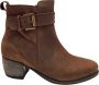Wolky Laarzen Zavalla HV 0288412 300 Dames Enkellaarzen Bruin - Thumbnail 1