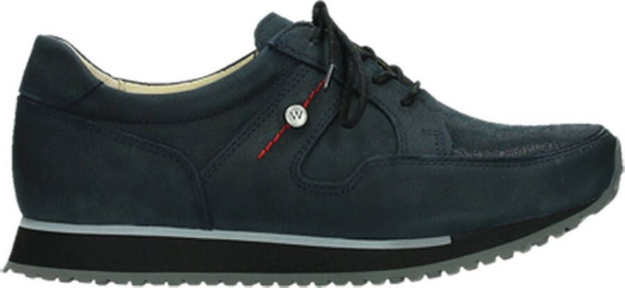 Wolky Nette schoenen 05804 e-Walk 11875 winterblauw stretch nubuck