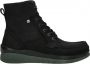 Wolky Veterschoenen Next zwart saliegroen nubuck - Thumbnail 1
