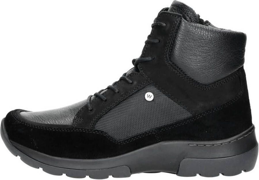 Wolky Veterschoenen Raf zwart combi leer