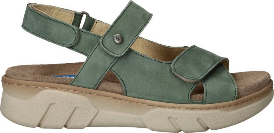 Wolky Rapid Gobi Sandalen Dames Groen