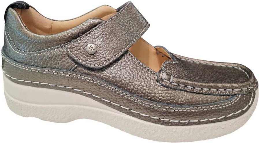 Wolky Comfortschoenen Roll Combi antraciet leer