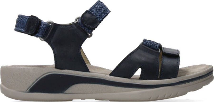 Wolky Sandalen Acula blauw leer