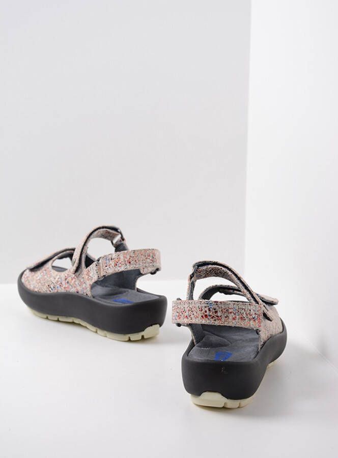 Wolky Sandalen Brasilia multi wit leer
