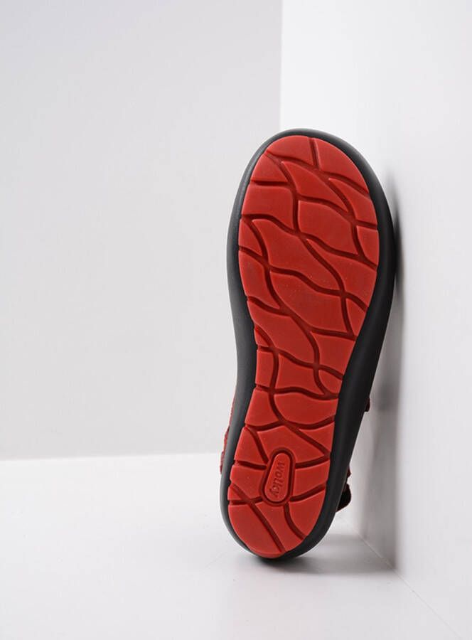 Wolky Sandalen Brasilia rood leer