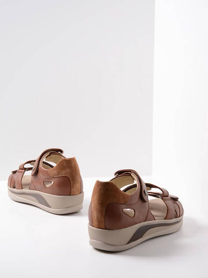Wolky Sandalen Desh cognac leer