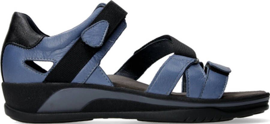 Wolky Desh Sandalen Plat Licht blauw