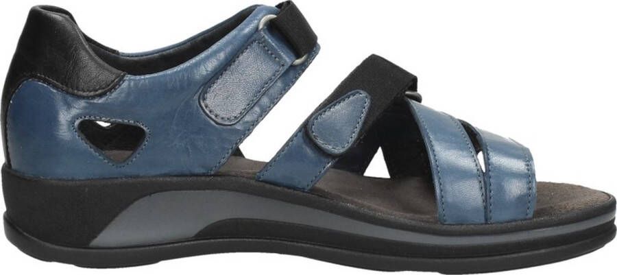 Wolky Desh Sandalen Plat Licht blauw