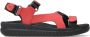 Wolky Sandalen Energy Lady rood gevet leer - Thumbnail 1