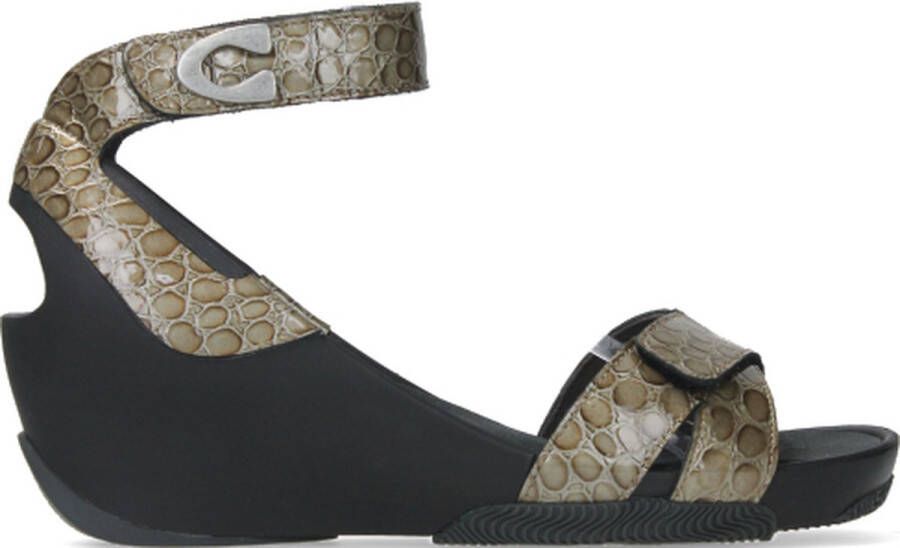 Wolky Sandalen Era taupe leer