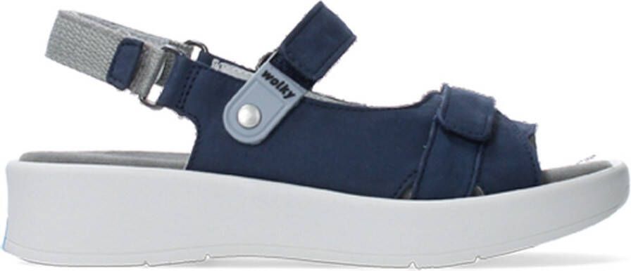 Wolky Globe blauw nubuck