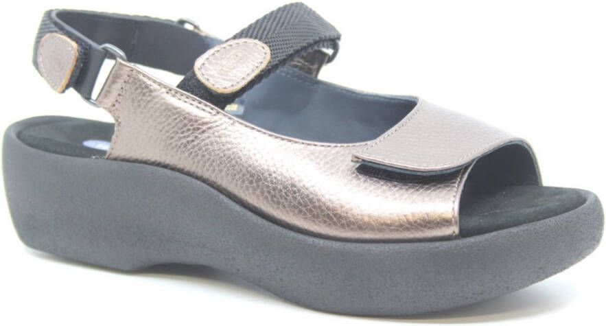 Wolky Sandalen Jewel brons leer