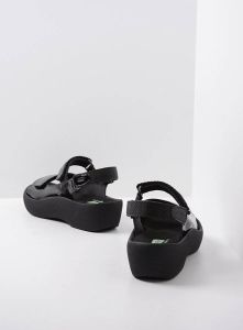 Wolky Sandalen Jewel Vegan zwart lak