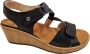 Wolky 00355030 La Jolla Viagretta leather Sandalen - Thumbnail 1
