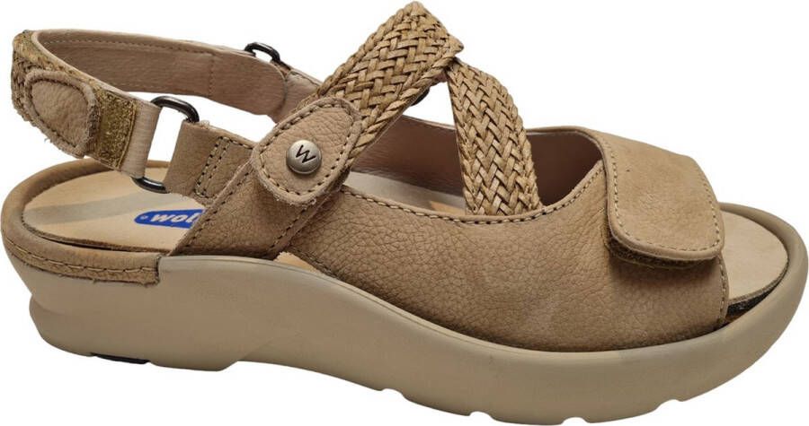 Wolky Sandalen Lisse safari nubuck Dames Sandalen Beige