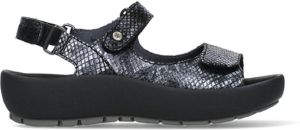 Wolky Dames Sandalen 0332598-000 Black Rio Retro Zwart