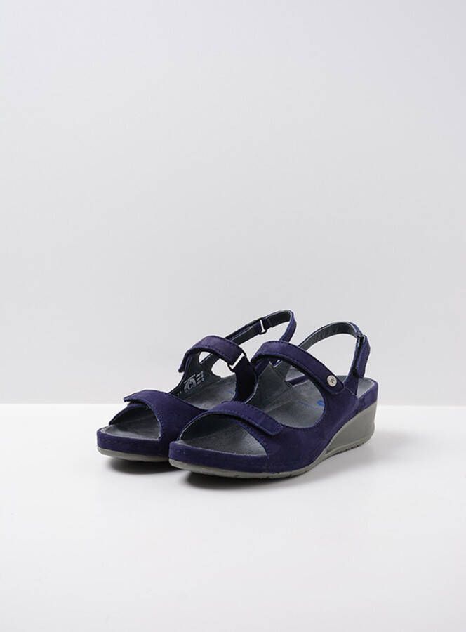 Wolky Sandalen Shallow paars nubuck