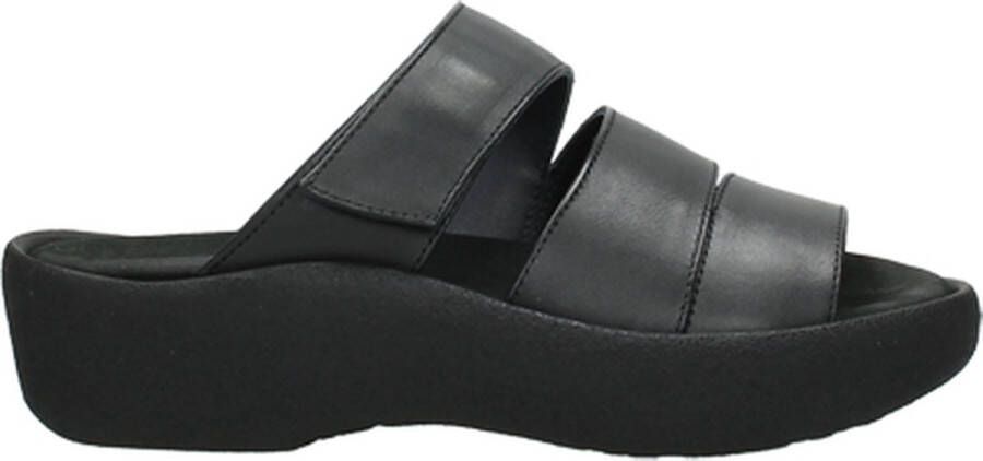Wolky Dames Slippers Aporia Martinica Black Zwart