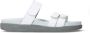 Wolky 0050130 100 Dames Slippers Slides Voorgevormd Voetbed Klittenbandsluiting Wit - Thumbnail 1