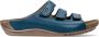 Wolky Slippers Nomad blauw leer - Thumbnail 1