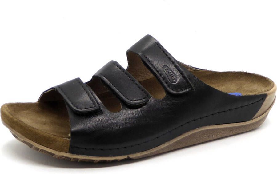 Wolky Dames Slipper Nomad 0053250-000 Zwart