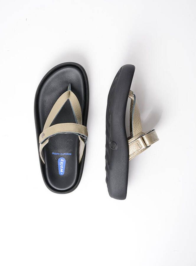 Wolky Dames Slippers 00821 Peace Goud