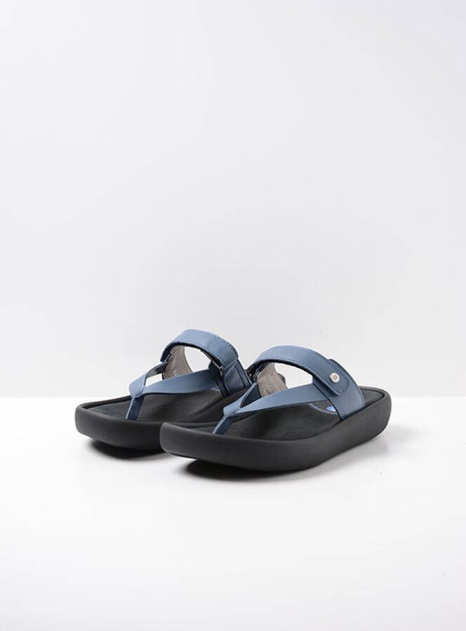 Wolky Slippers Peace jeans leer