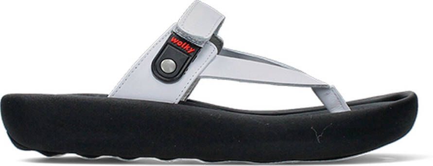 Wolky 0082131 100 Peace Teenslipper Wit Leer Dames Wit