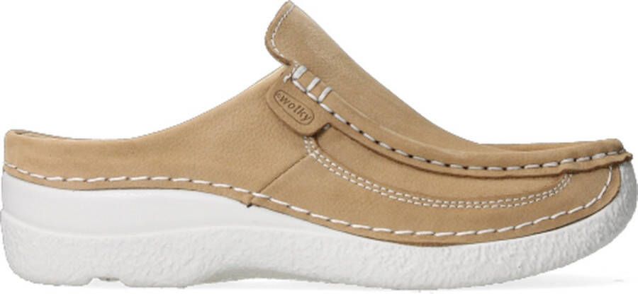 Wolky Comfortschoenen Roll Slide beige nubuck