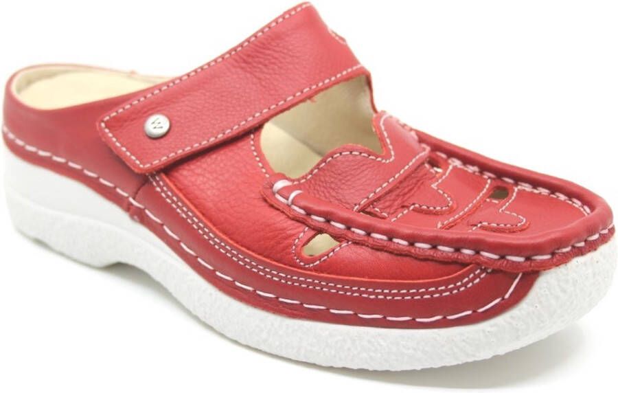 Wolky Comfortschoenen Roll Talaria rood zomer leer