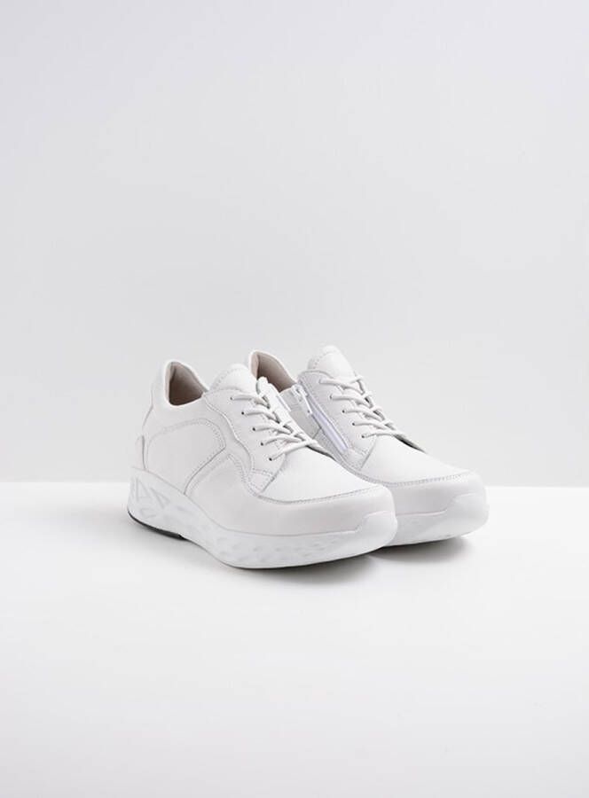 Wolky Veterschoenen Bounce wit leer