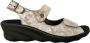 Wolky Taupe Sandalen Scala Storm Suede - Thumbnail 1