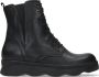 Wolky Akita Leren Veterboots Black Dames - Thumbnail 1