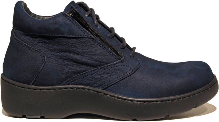 Wolky Veterschoenen Annemarie XW denim nubuck