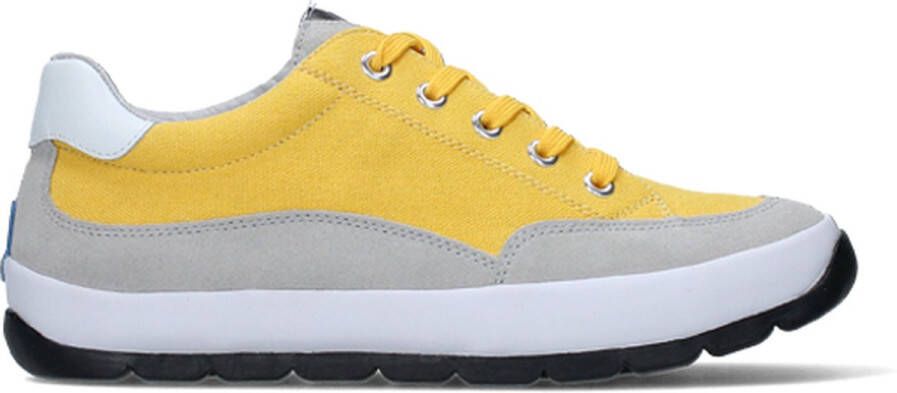 Wolky Shoe > Outlet > Veterschoenen Babati oker canvas suede