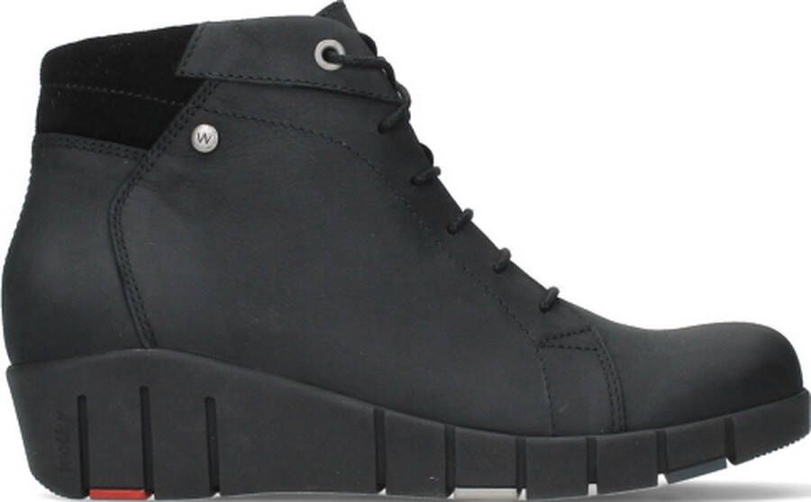 Wolky Chicago comfort veterboot Zwart Dames