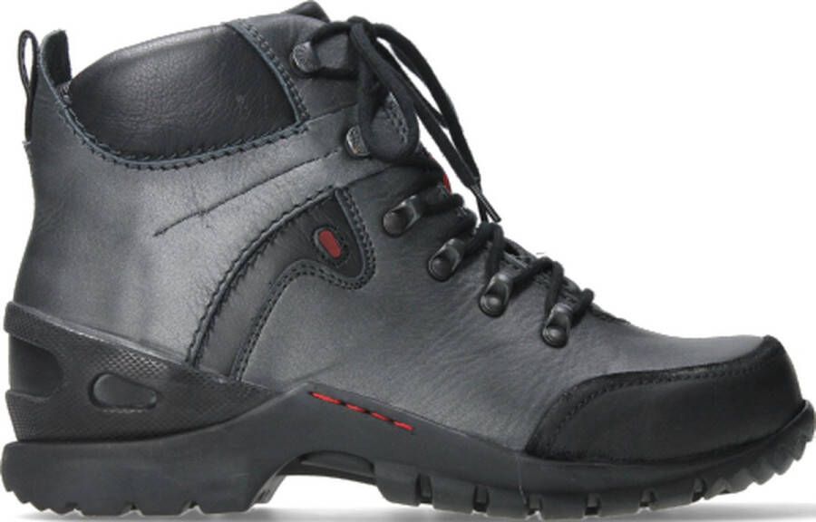 Wolky Hoge Sneakers 06500 City Tracker WP 30210 antraciet leer