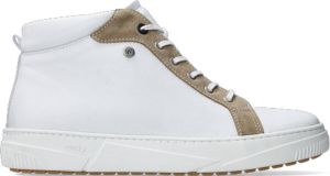 Wolky Veterschoenen Compass wit beige leer