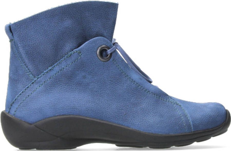 Wolky Veterschoenen Diana atlantisch blauw leer