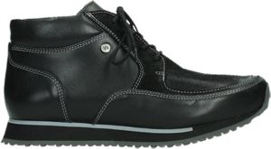 Wolky Hoge Sneakers 05802 e-Boot 20009 zwart stretch leer