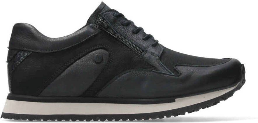 Wolky Veterschoenen e-Go SF zwart combi stretchleer