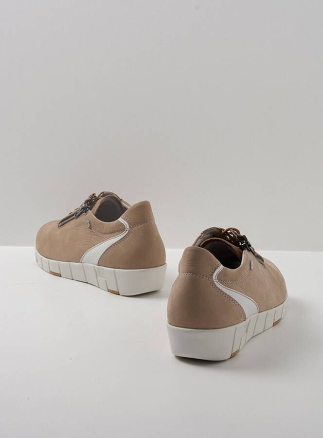 Wolky Veterschoenen Etosha HV beige wit nubuck