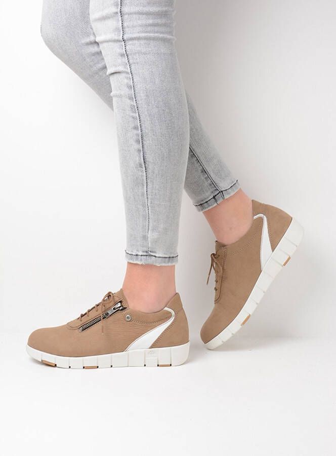 Wolky Veterschoenen Etosha HV beige wit nubuck