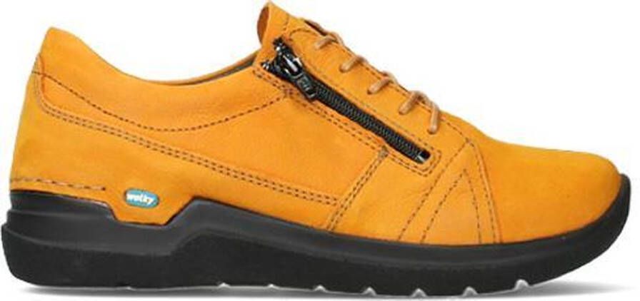 Wolky Veterschoenen Feltwell donker oker nubuck