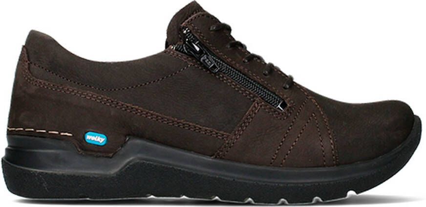 Wolky Veterschoenen Feltwell donkerbruin nubuck