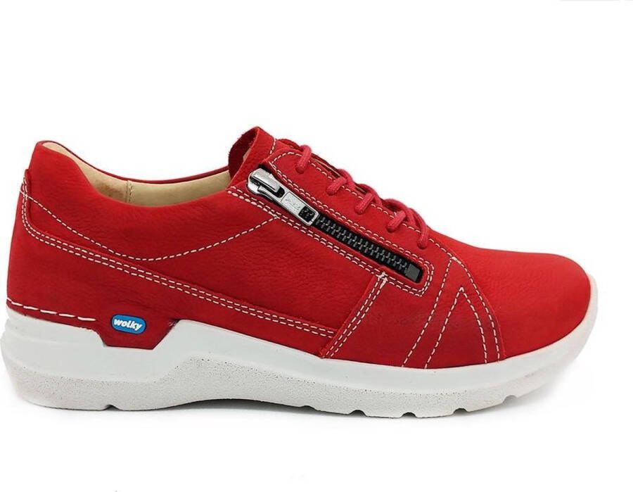 Wolky Dames Veterschoenen 0660911-570 Feltwell Antique Rood