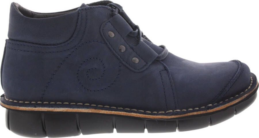 Wolky Veterschoenen Gallo blauw nubuck