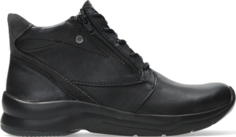 Wolky Dames Veterschoenen 0589124-000 Glacier Zwart